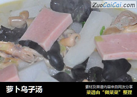 萝卜乌子汤