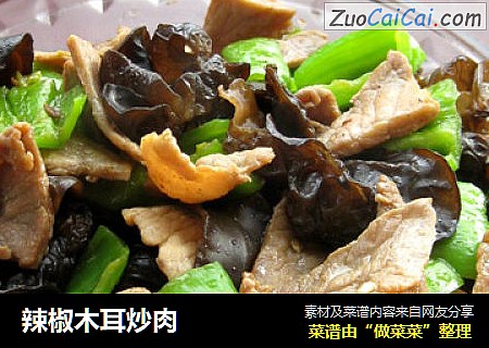 辣椒木耳炒肉