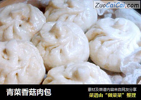 青菜香菇肉包