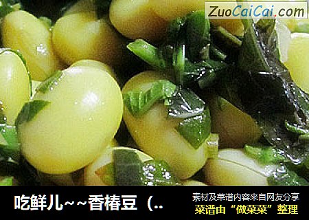 吃鲜儿~~香椿豆（仙草出品）