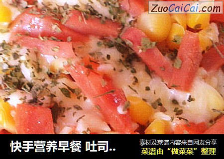 快手营养早餐 吐司披萨