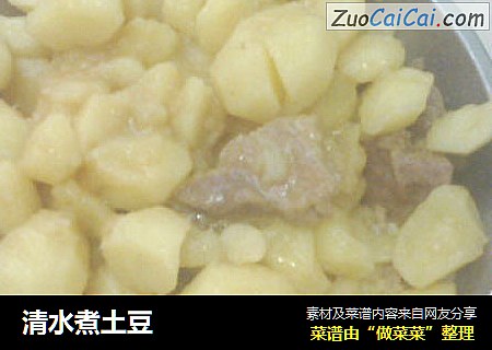 清水煮土豆