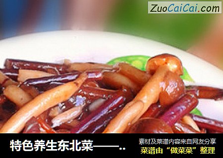 特色养生东北菜——蕨菜蘑菇
