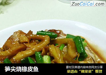 笋尖烧橡皮鱼