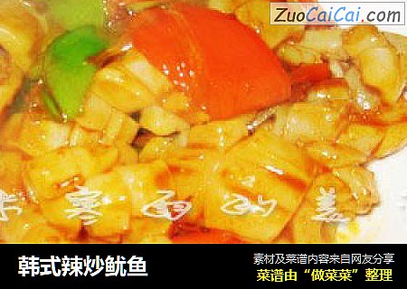 韩式辣炒鱿鱼