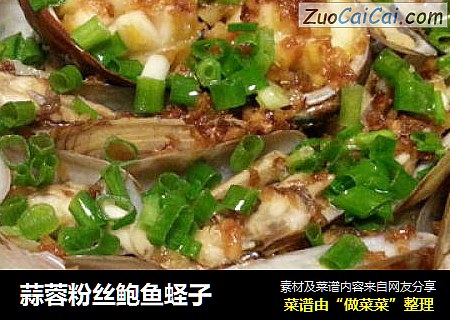 蒜蓉粉丝鲍鱼蛏子