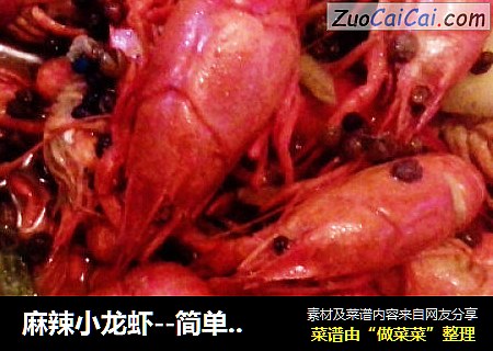 麻辣小龙虾--简单调料做好吃龙虾