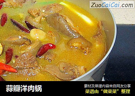 蒜瓣洋肉锅