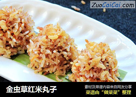 金虫草红米丸子