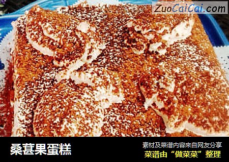 桑葚果蛋糕