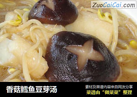 香菇鳕鱼豆芽汤