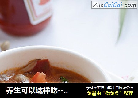 养生可以这样吃---菌香番茄鲍鱼汤