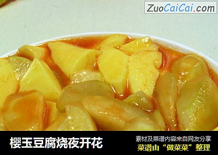 樱玉豆腐烧夜开花