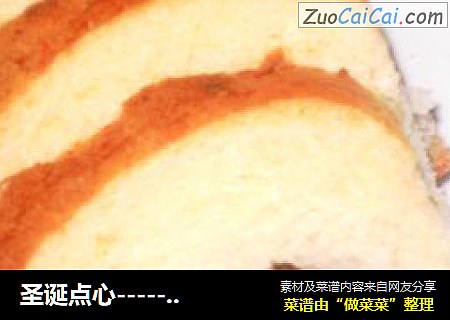 圣诞点心------豆沙肉松面包