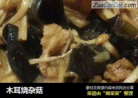 木耳烧杂菇