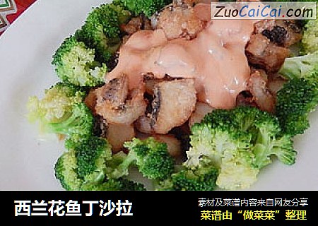 西兰花鱼丁沙拉