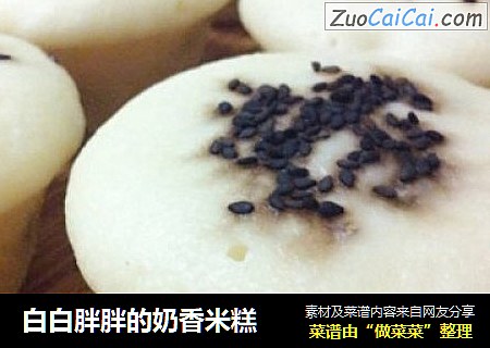 白白胖胖的奶香米糕