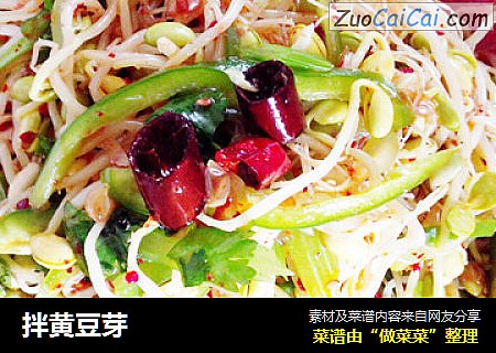 拌黄豆芽