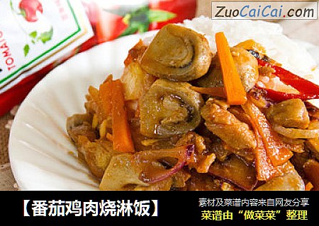 【番茄鸡肉烧淋饭】