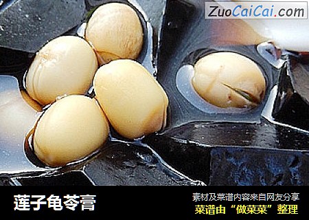 莲子龟苓膏