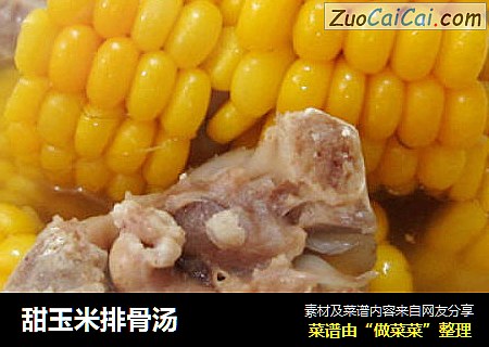甜玉米排骨汤