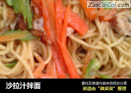 沙拉汁拌面