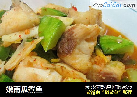 嫩南瓜煮鱼