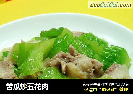苦瓜炒五花肉