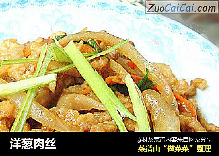 洋葱肉丝