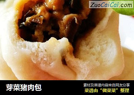 芽菜猪肉包
