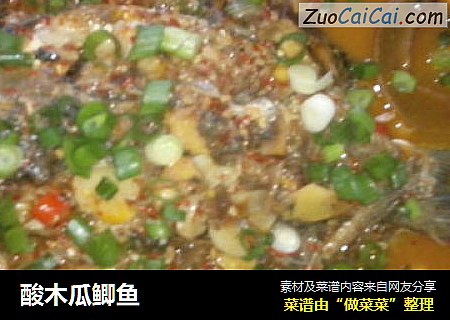 酸木瓜鲫鱼