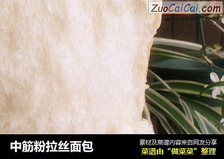 中筋粉拉丝面包