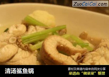 清汤鲨鱼锅