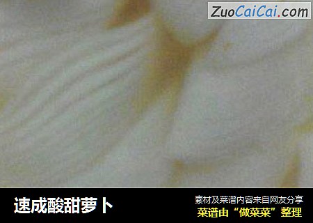 速成酸甜萝卜