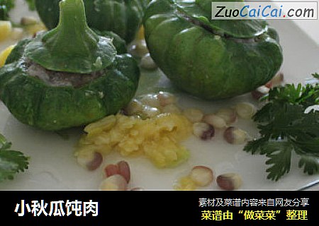 小秋瓜饨肉