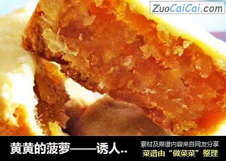 黄黄的菠萝——诱人的凤梨酥