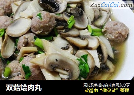 双菇烩肉丸