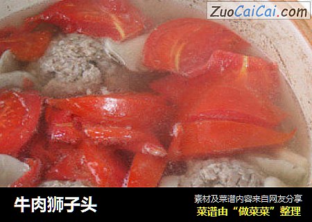 牛肉狮子头
