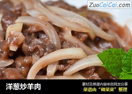 洋葱炒羊肉