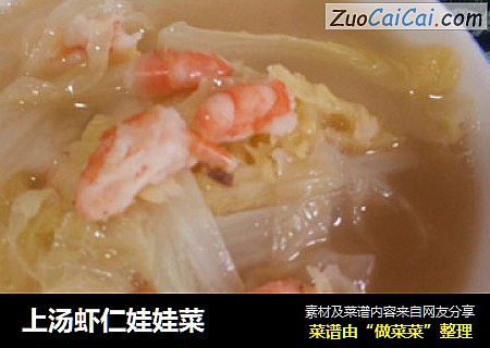 上汤虾仁娃娃菜