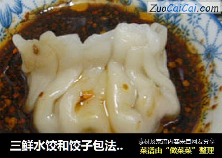 三鲜水饺和饺子包法图解