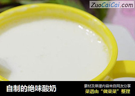 自制的绝味酸奶