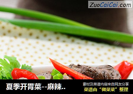 夏季开胃菜--麻辣鸭血