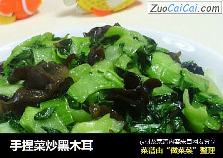 手捏菜炒黑木耳
