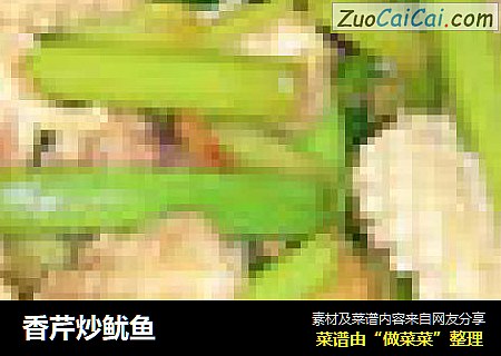 香芹炒鱿鱼