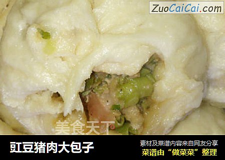 豇豆猪肉大包子