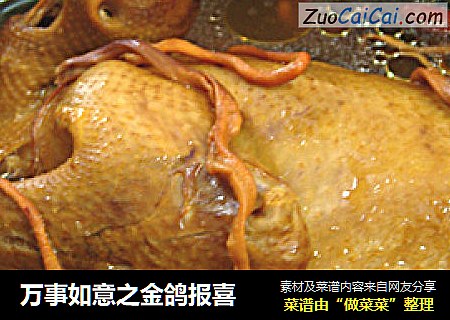 万事如意之金鸽报喜