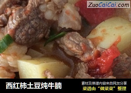 西红柿土豆炖牛腩