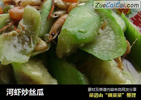 河虾炒丝瓜