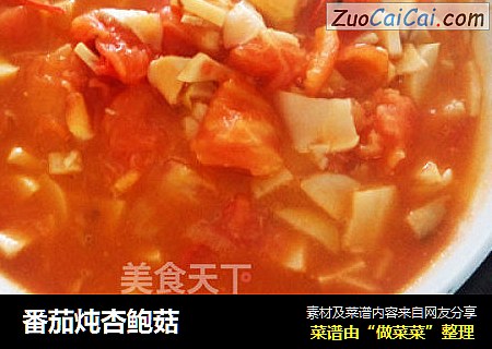 番茄炖杏鲍菇